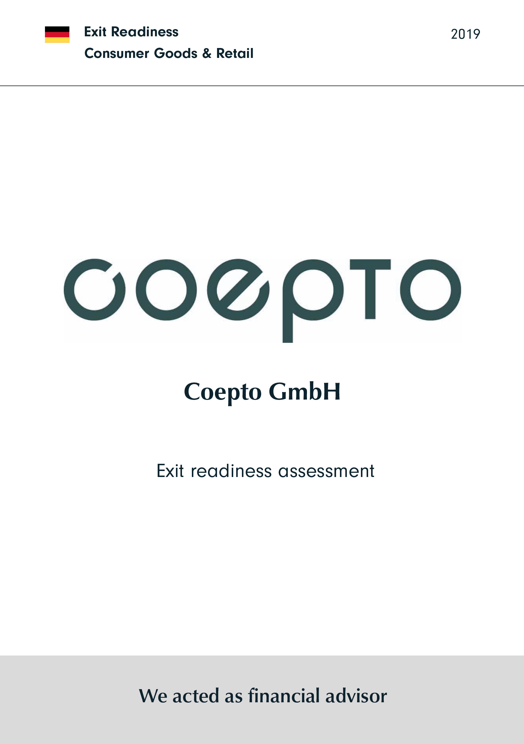 coepto | Exit readiness assessment