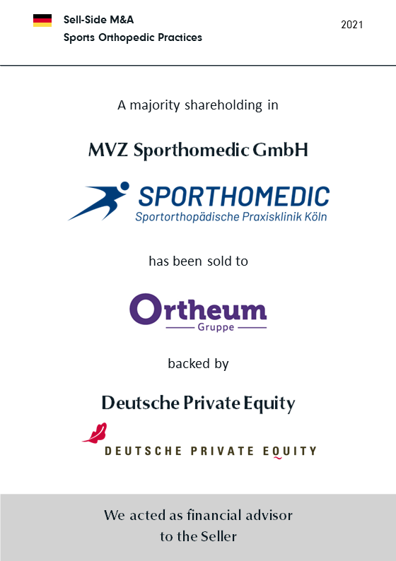 BELGRAVIA & CO. advised MVZ Sporthomedic GmbH on its sale to Ortheum Group