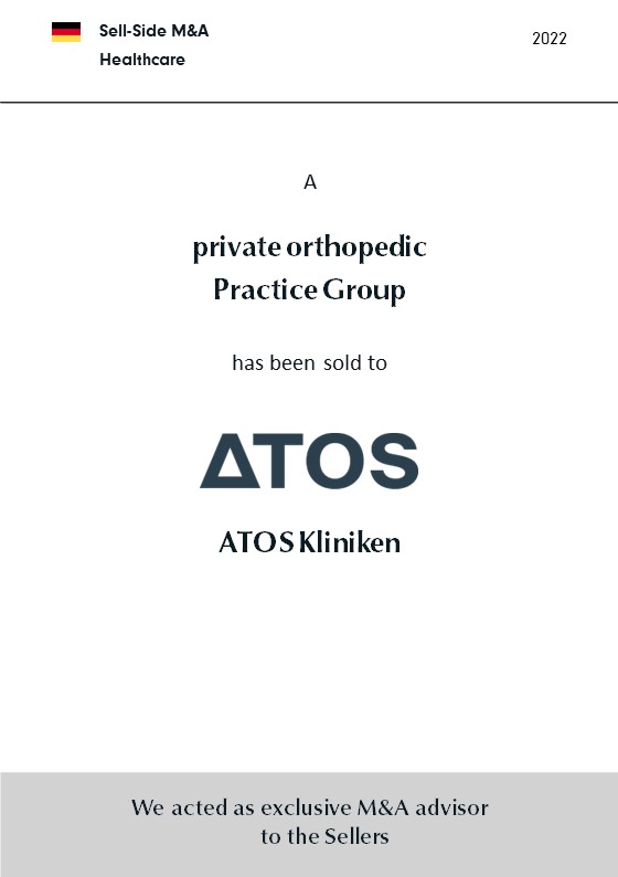A private orthopedic Practice Group has been sold to ATOS